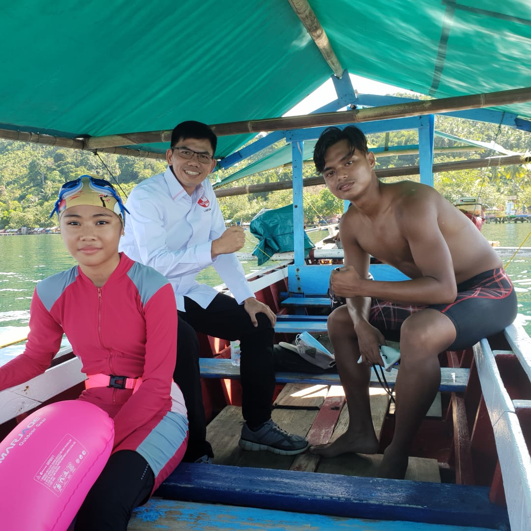 Anggota DPRD Ade Utami Ibnu Sambangi Marinir, Renang OWS Lampung Di dukung Penuh