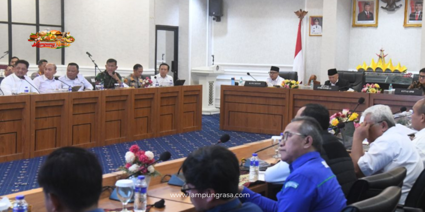 Ketua DPRD Provinsi Lampung dan Gubernur Lampung Ikuti Rapat Kesiapan Angkutan Lebaran 2026