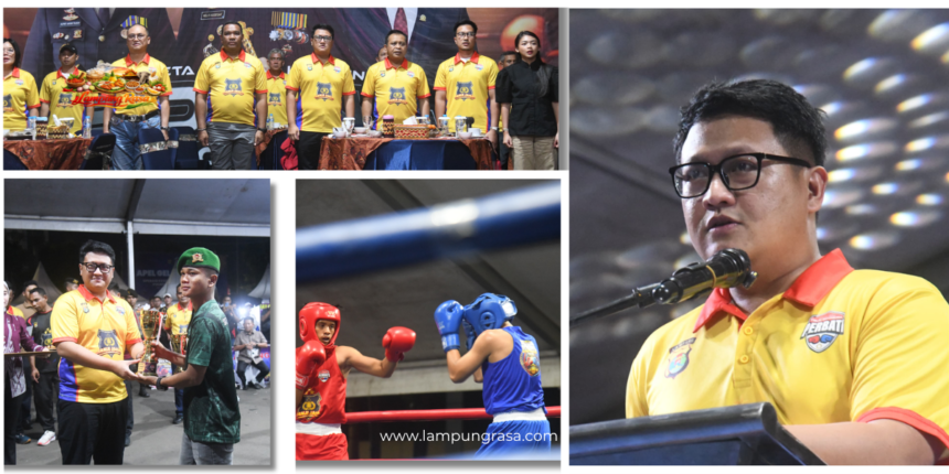Ketua DPRD Lampung Apresiasi dan Motivasi Atlet pada Kejuaraan Tinju Polresta 2026