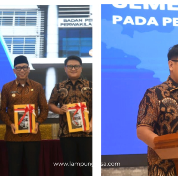 Ketua DPRD Provinsi Lampung Hadiri dan Berikan Sambutan pada Penyerahan LHP BPK RI