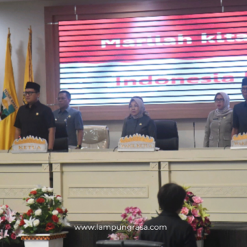 DPRD Provinsi Lampung Gelar Paripurna Internal Bentuk Pansus Pembahasan LHP BPK