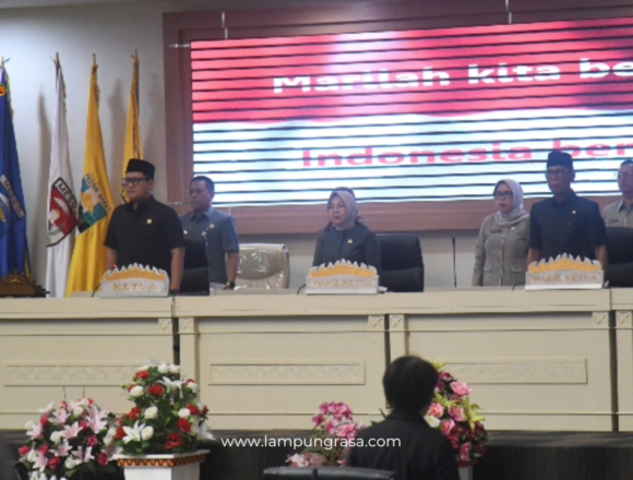 DPRD Provinsi Lampung Gelar Paripurna Internal Bentuk Pansus Pembahasan LHP BPK