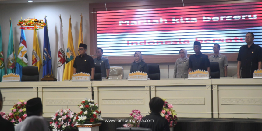 DPRD Provinsi Lampung Gelar Paripurna Internal Bentuk Pansus Pembahasan LHP BPK