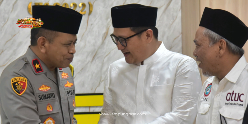 Ketua DPRD dan Gubernur Lampung Hadiri Buka Puasa Bersama Forkopimda di Mapolda Lampung