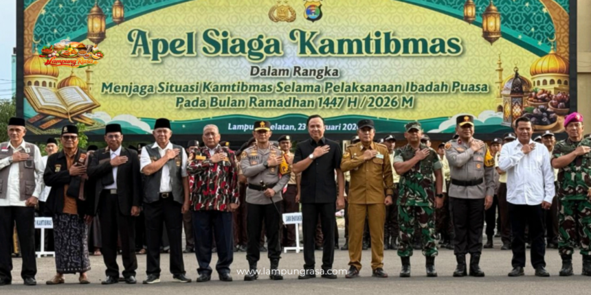 Perkuat Sinergitas, DPRD Lampung Hadiri Apel Siaga Ramadan di Polda Lampung