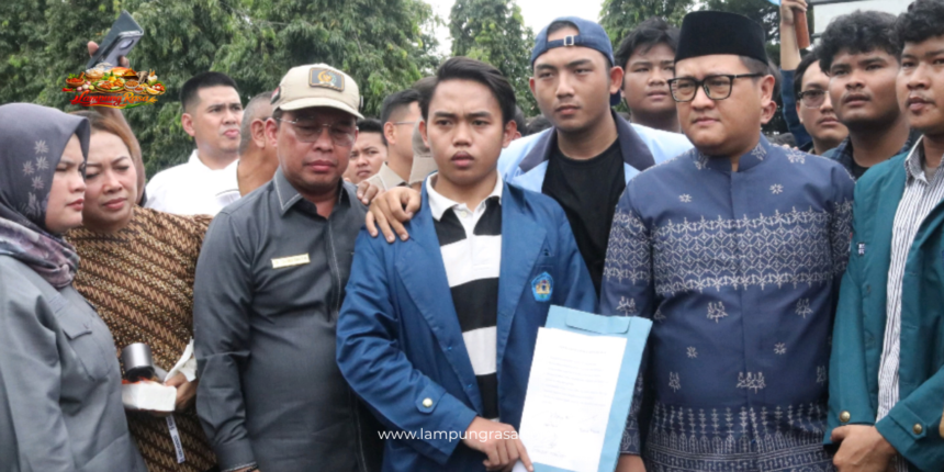 Mahasiswa Gelar Aksi, DPRD Lampung Terima dan Siap Kawal Aspirasi Pendidikan