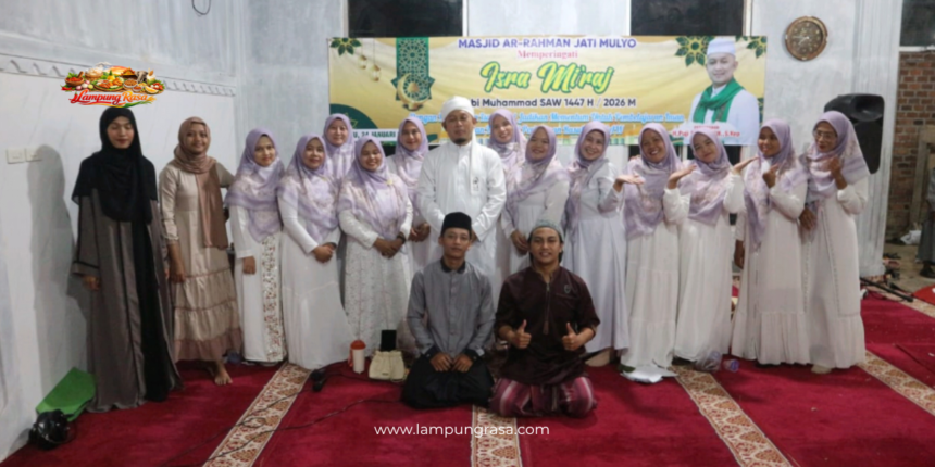 Anggota DPRD Puji Sartono Isi Tausiyah Peringatan Isra Mi’raj di Masjid Ar-Rahman Jatimulyo