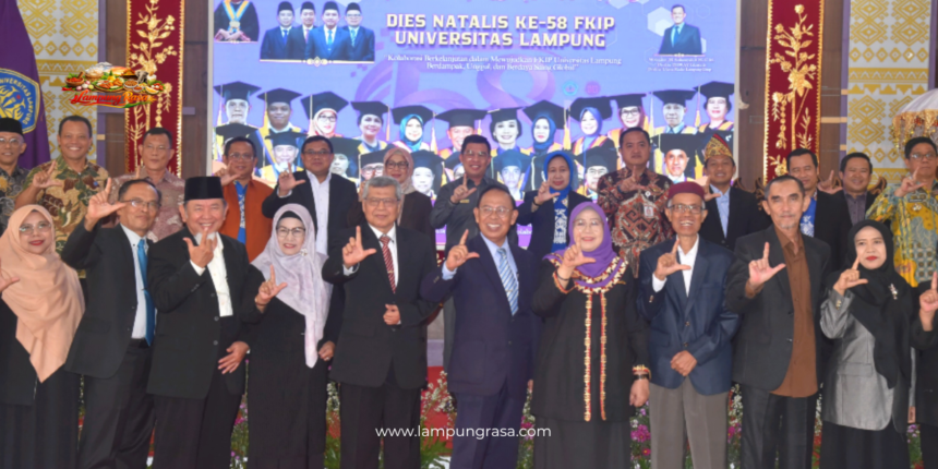 Ketua Komisi V DPRD Provinsi Lampung Hadiri Gelar Wicara Guru Besar FKIP Unila Dies Natalis ke-58