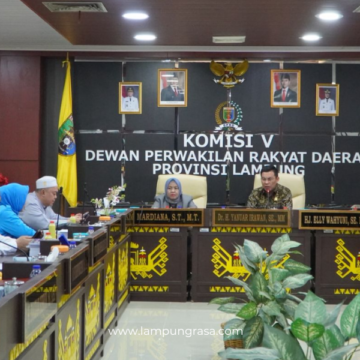 Komisi V DPRD Provinsi Lampung menerima audiensi dari Forum Lampung Anti-LGBT
