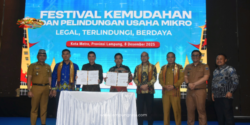 Ketua Komisi II DPRD Provinsi Lampung, H. Ahmad Basuki, menghadiri Festival Kemudahan dan Perlindungan Usaha Mikro
