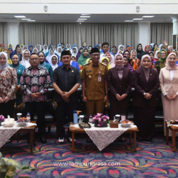 Pelantikan Pengurus Badan Kerja Sama Organisasi Wanita (BKOW) Provinsi Lampung masa bhakti 2025–2030, DPRD dan IKAD tegaskan dukungan penguatan peran perempuan