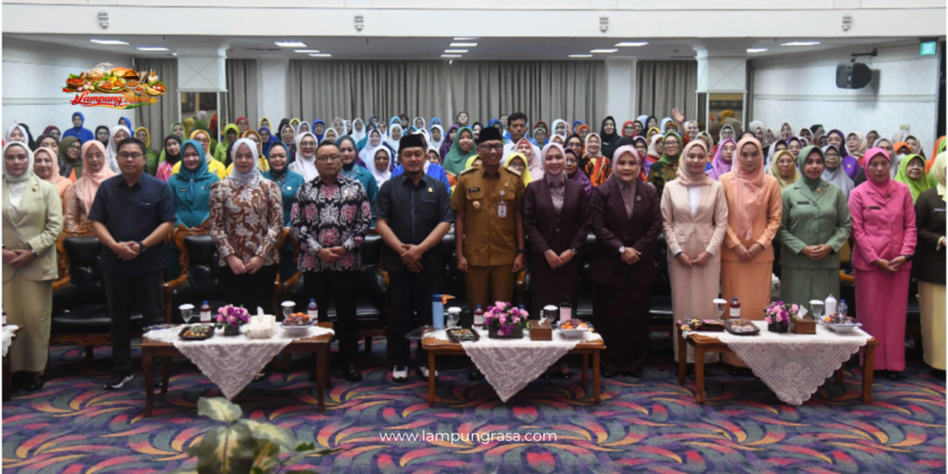 Pelantikan Pengurus Badan Kerja Sama Organisasi Wanita (BKOW) Provinsi Lampung masa bhakti 2025–2030, DPRD dan IKAD tegaskan dukungan penguatan peran perempuan